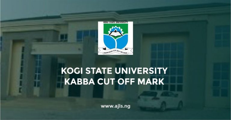 Kogi State University Kabba Cut-Off Mark