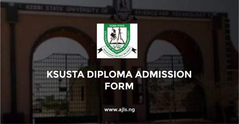 KSUSTA Diploma Admission Form