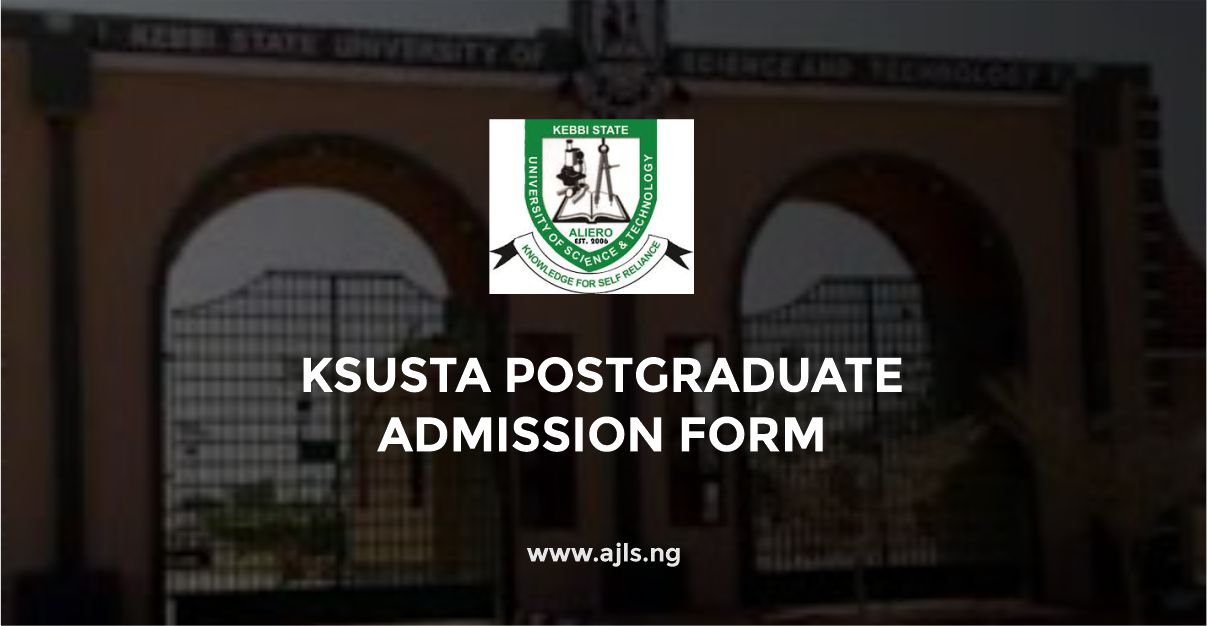 KSUSTA Postgraduate Admission Form