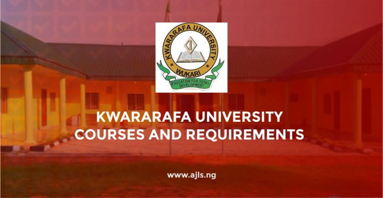 Kwararafa University Courses and Requirements