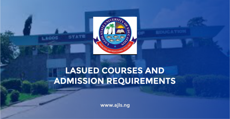 LASUED Courses and Requirements