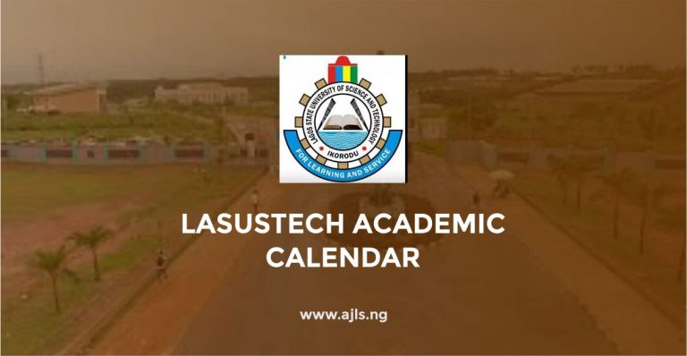 LASUSTECH Academic Calendar