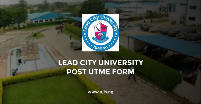 Lead City University Post UTME Form