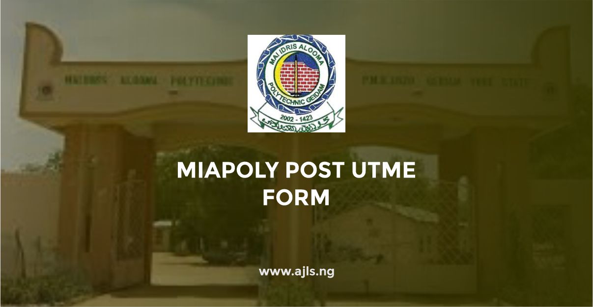 MIAPOLY Post UTME Form