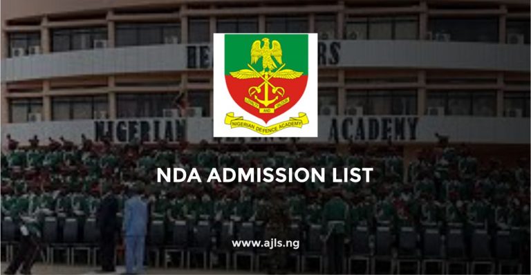 NDA Admission List