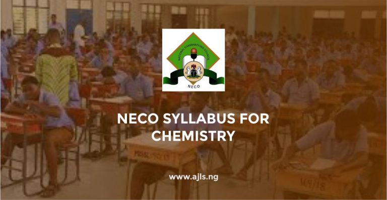 NECO Syllabus for Chemistry
