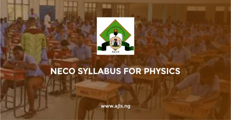 NECO Syllabus for Physics