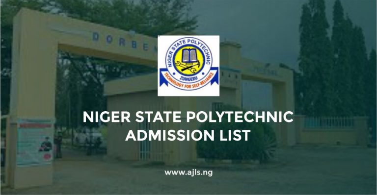 Niger State Polytechnic Admission List