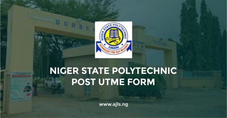 Niger State Polytechnic Post UTME Form