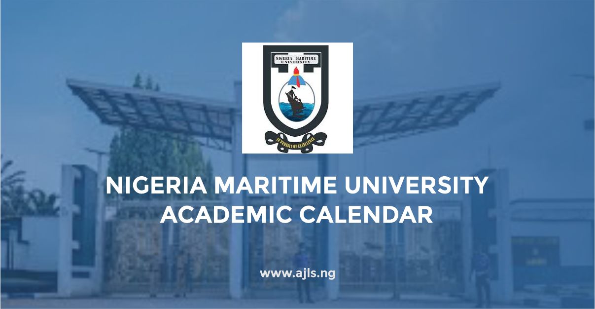 Nigeria Maritime University Academic Calendar