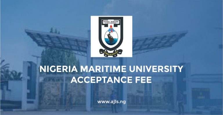 Nigeria Maritime University Acceptance Fee