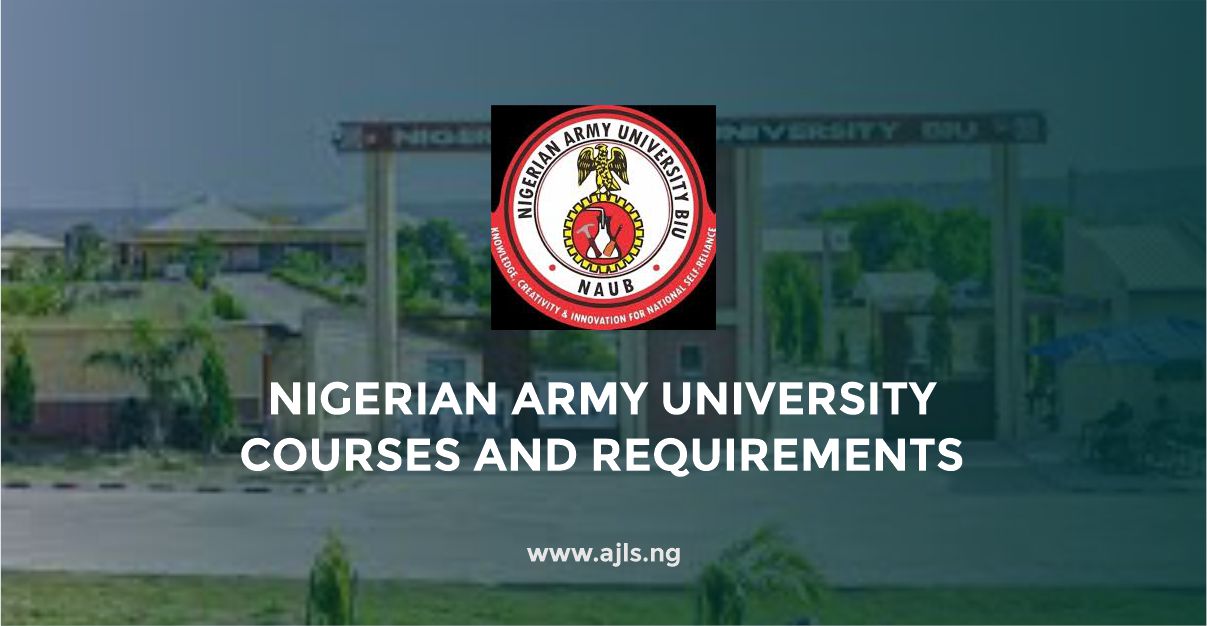Nigerian Army University Courses and Requirements