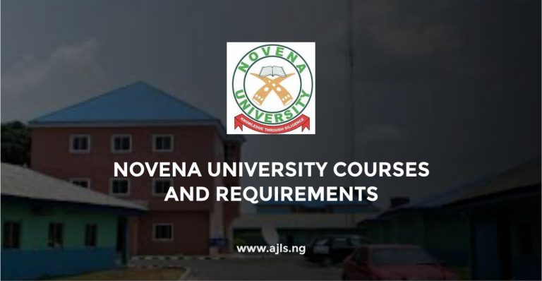 Novena University Courses and Requirements