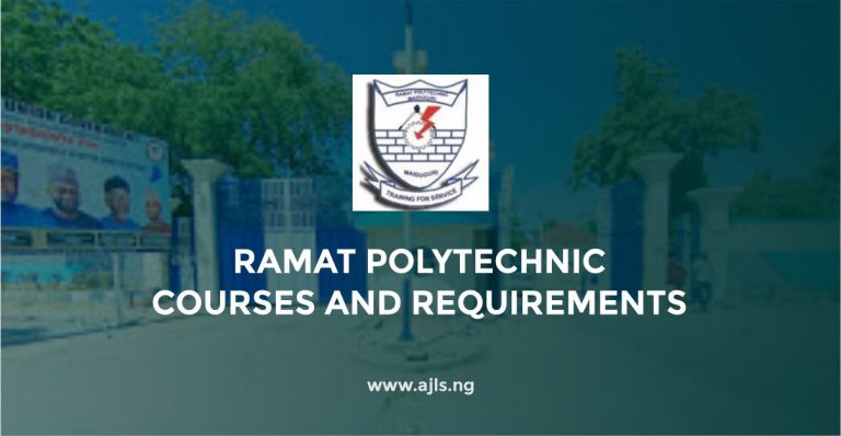 Ramat Polytechnic Courses and Requirements