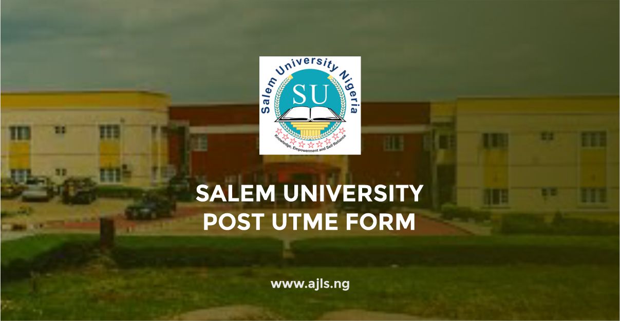 Salem University Post UTME Form