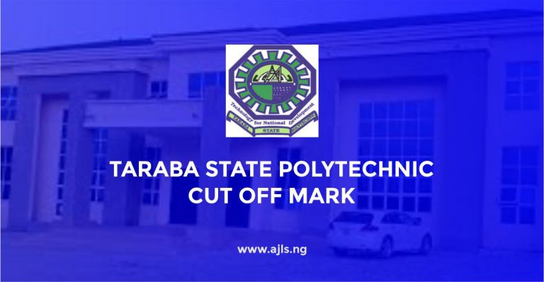 Taraba State Polytechnic Cut-Off Mark