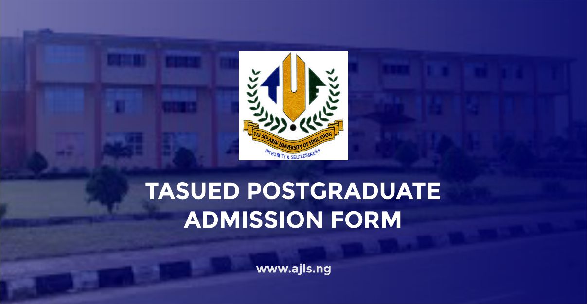 TASUED Postgraduate Admission Form