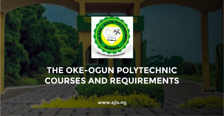 The Oke-Ogun Polytechnic Courses