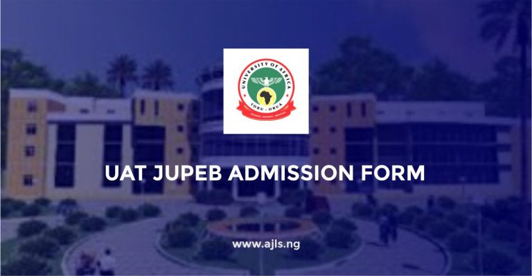 UAT JUPEB Admission Form