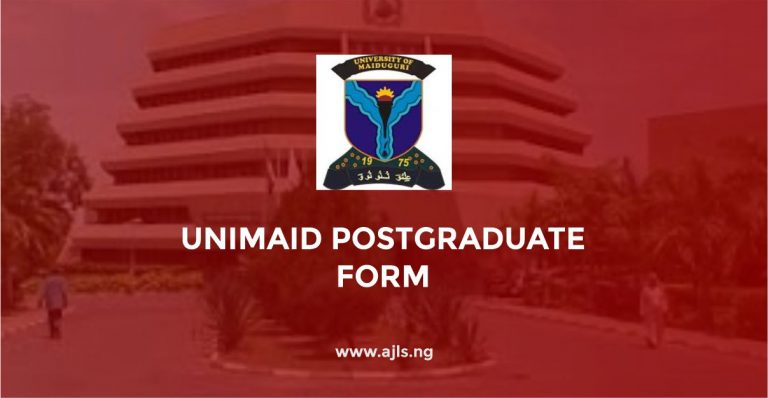 UNIMAID Postgraduate Form
