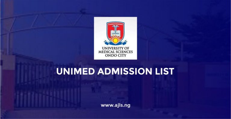 UNIMED Admission List