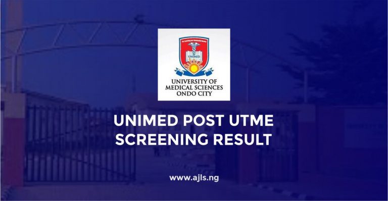 UNIMED Post-UTME Screening Result