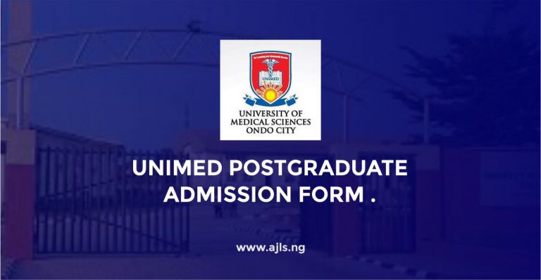 UNIMED Postgraduate Admission Form