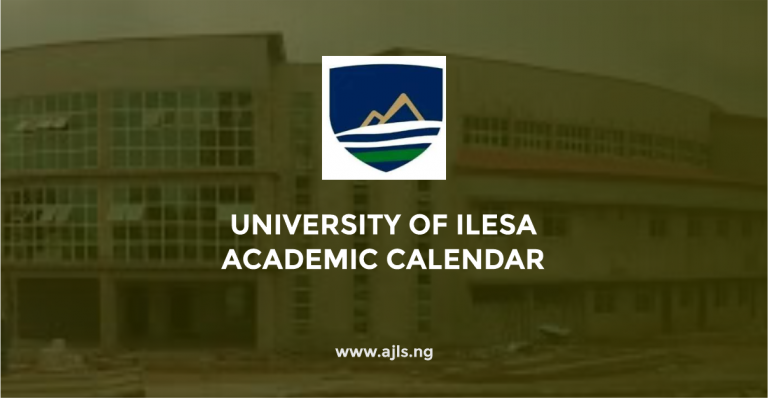 University of Ilesa Academic Calendar