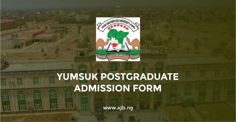 YUMSUK Postgraduate Admission Form