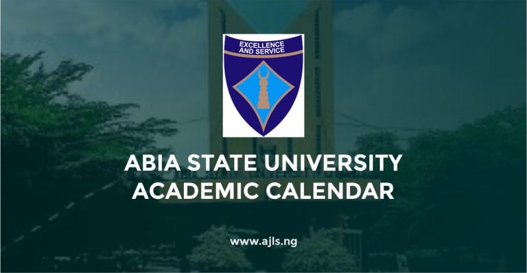 Abia State University Academic Calendar