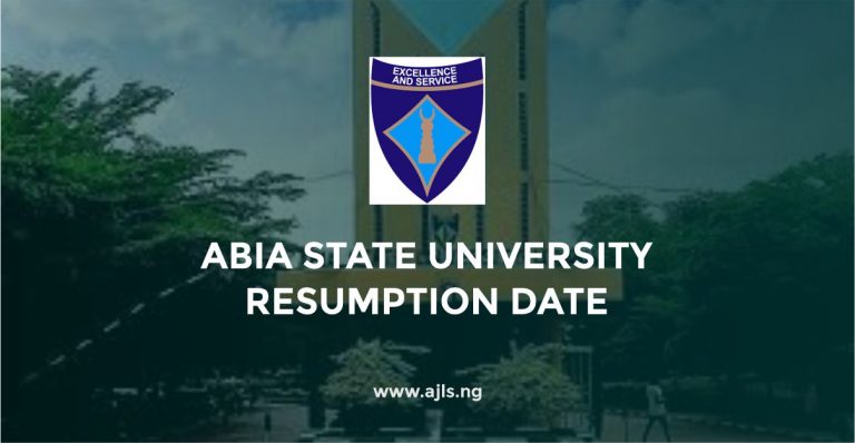 Abia State University Resumption Date
