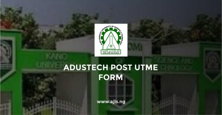 ADUSTECH Post-UTME Form
