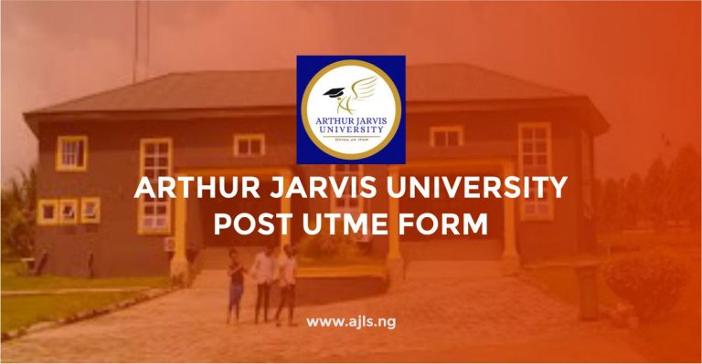 Arthur Jarvis University Post-UTME Form