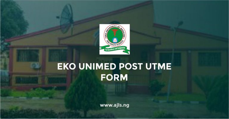 Eko UNIMED Post-UTME Form