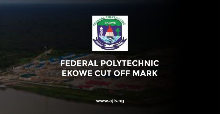 Federal Polytechnic Ekowe Cut-Off Mark