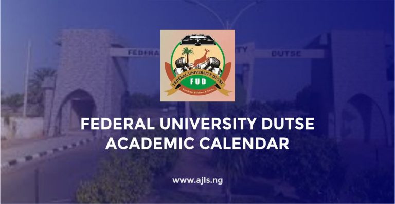Federal University Dutse Academic Calendar