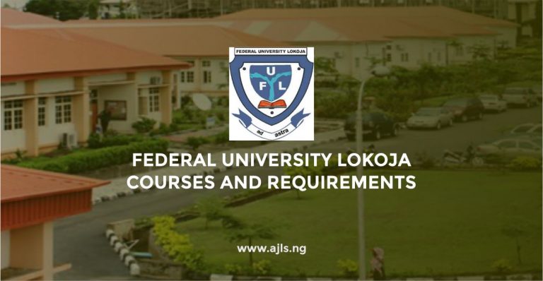 Federal University Lokoja Courses and Requirements