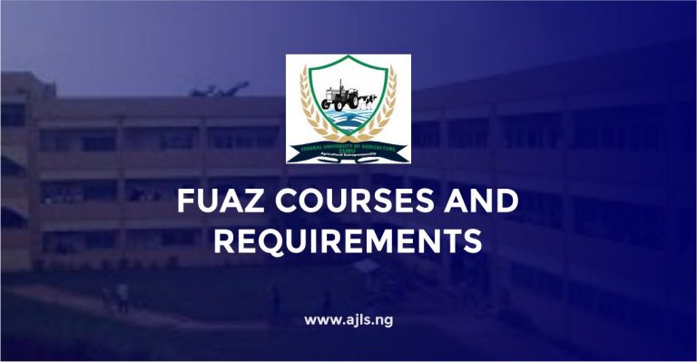 FUAZ Courses and Requirements