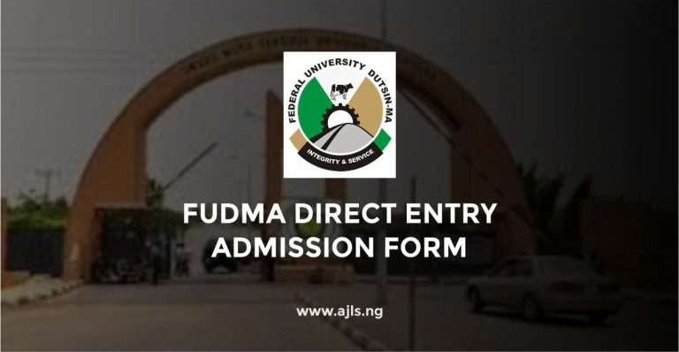 FUDMA Direct Entry Admission Form