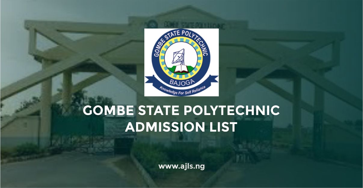 Gombe State Polytechnic Admission List