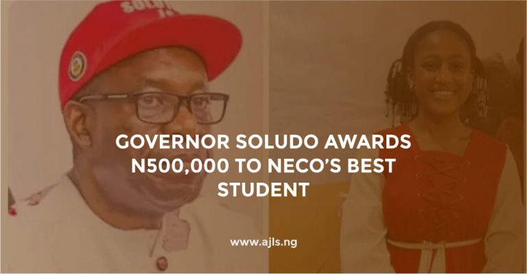 Governor Soludo Awards N500,000 to NECO's Best Student