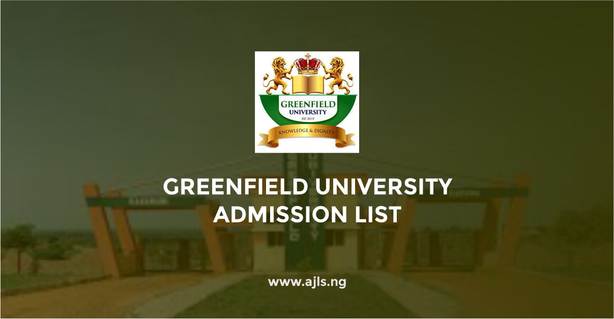 Greenfield University Admission List