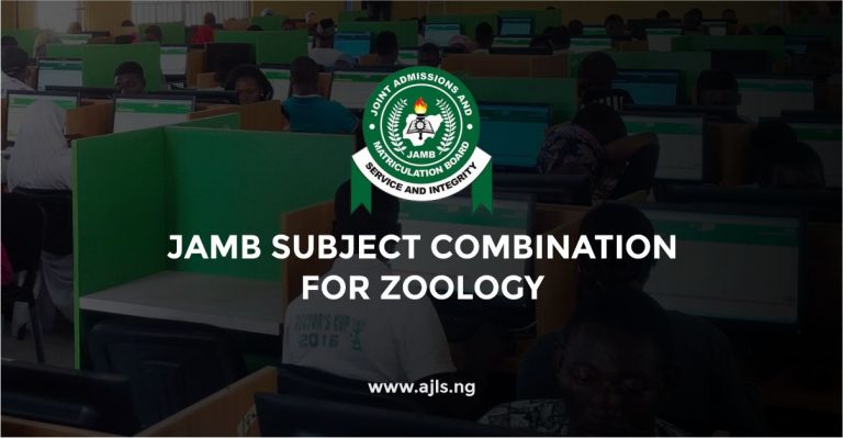 JAMB Subject Combination for Zoology