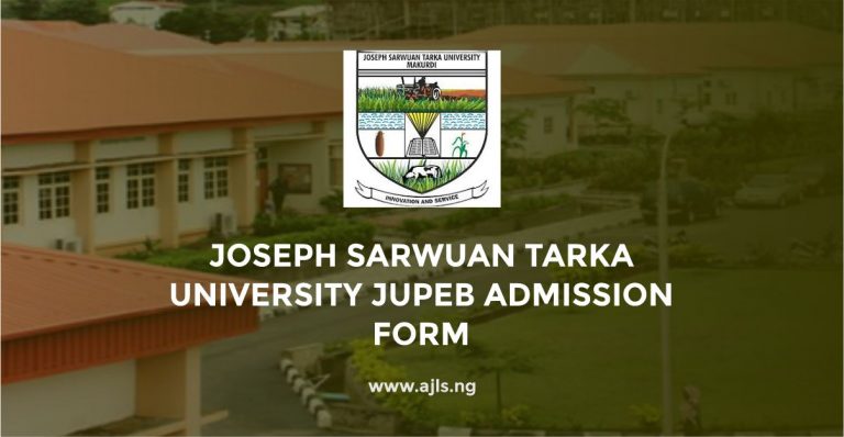 Joseph Sarwuan Tarka University JUPEB Admission Form