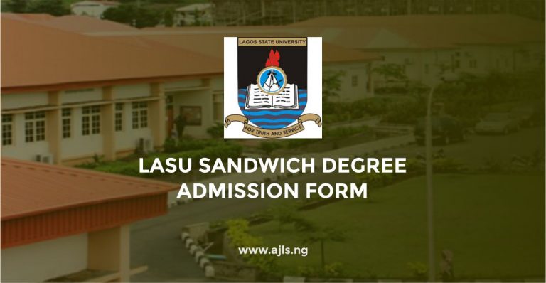 LASU Sandwich Degree Admission Form