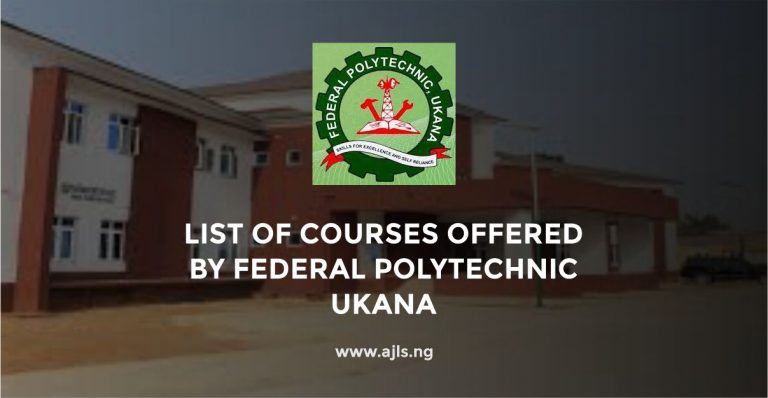 Federal Polytechnic Ukana Courses