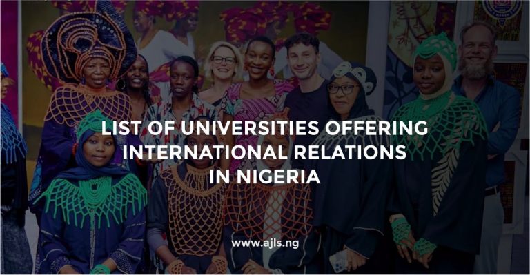 Universities Offering International Relations in Nigeria