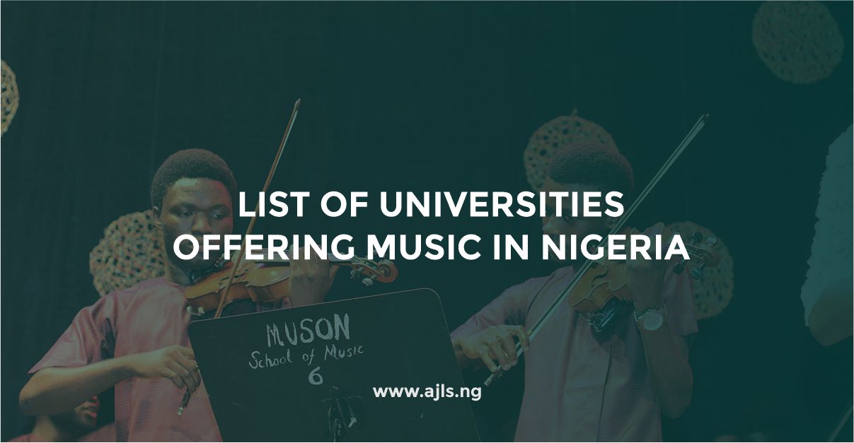 Universities Offering Music in Nigeria