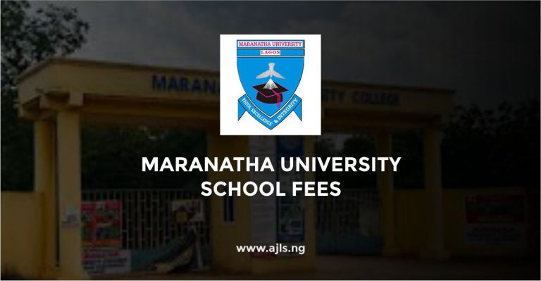 Maranatha University School Fees