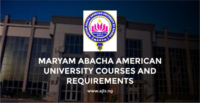 Maryam Abacha American University Courses